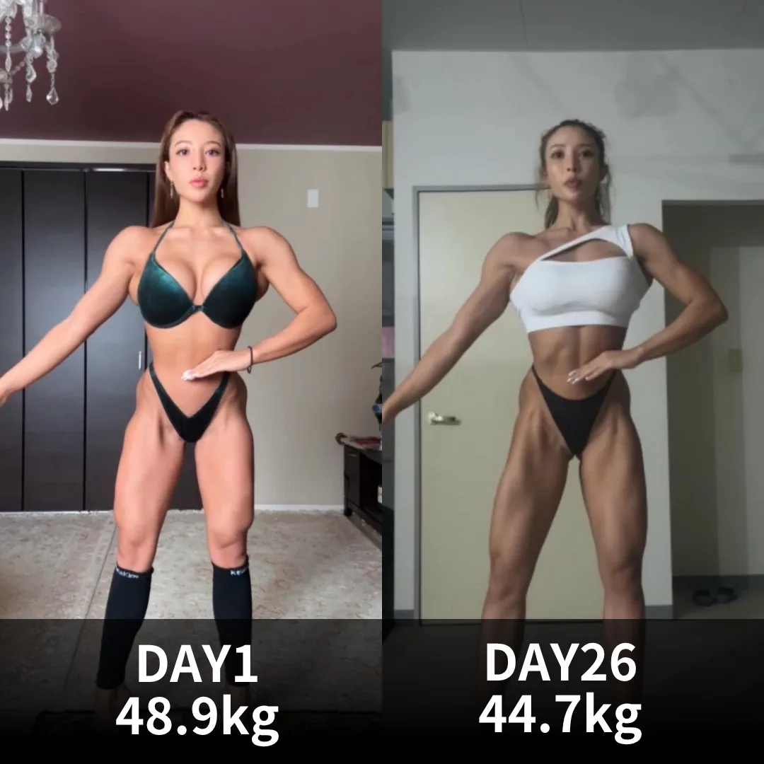 女性向け食事指導 健康的に引き締まった体型への変化